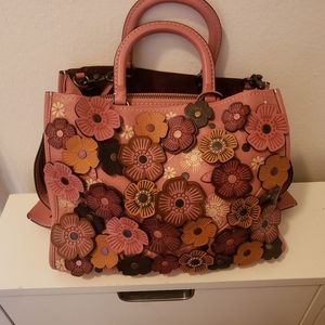 COPY - Coach 1951 mauve satchel, like new